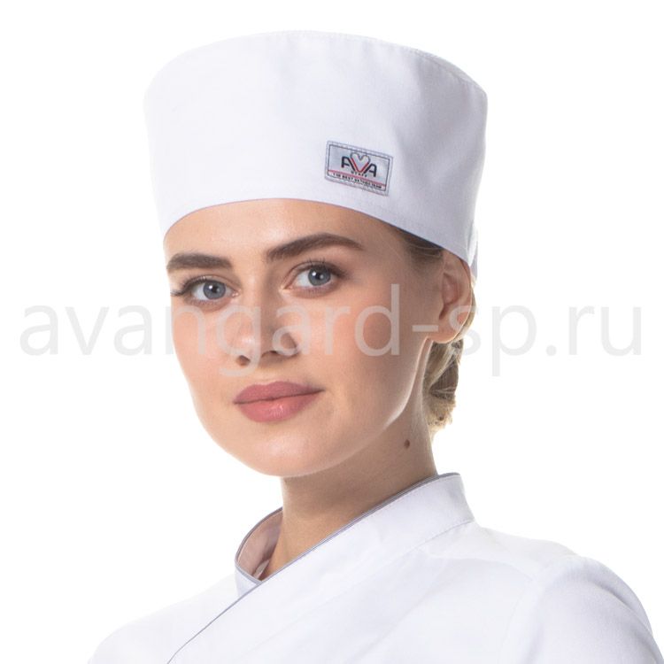 Головной убор "Таблетка" цв. белый цена