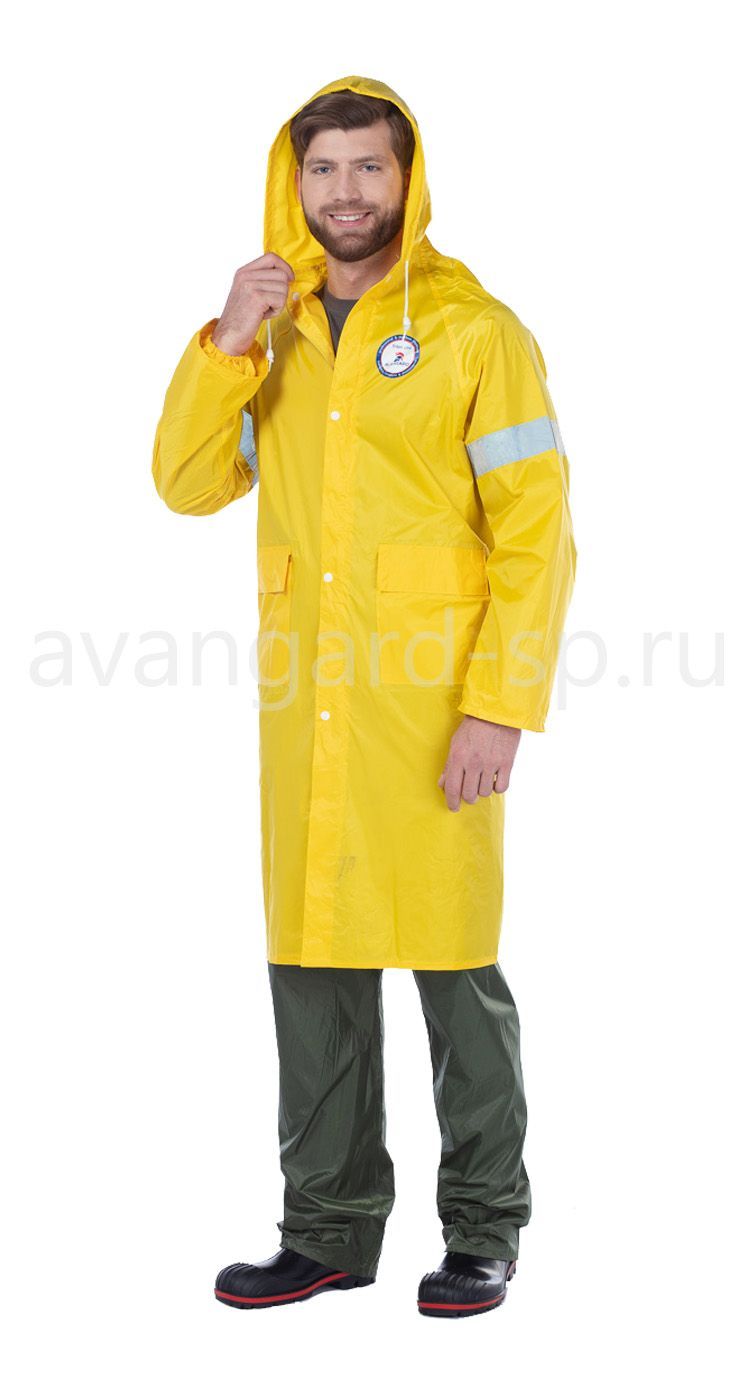 Плащ влагозащитный "Triton ultra" желтый cloak yellow цена